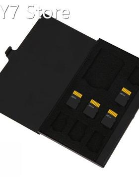 Monolayer Storage Case Holder Aluminum 1SD + 8TF Micro SIM C
