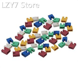 60Pcs 2.54mm Pitch Colorful Standard Computer Jumper Blocks