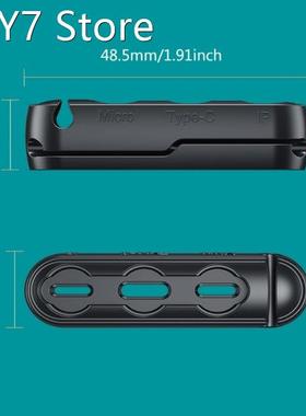 Black Magnetic Charging Cable Environmentally Friendly Sili