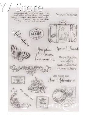 2022 New Decorative Silicone Clear Stamp Creative Blessing R