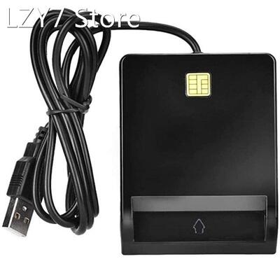 Usb Sim Card Reader Bank Card Ic / Id Emv Tf Mmc Card Reader