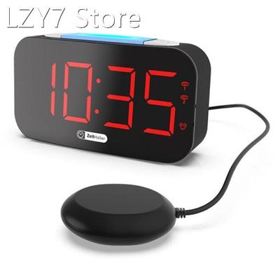 2022 New Loud Alarm Clock with Vibrating Bed Shaker Dimmer N
