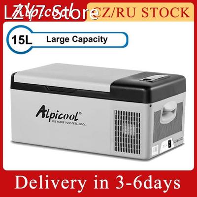 Portable DC 24V 12V Car Refrigerator Freezer Cooler 15L Auto