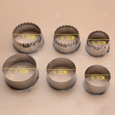 3Pcs Cookie Pastry Maker Portable DIY Dumplings Cutter Stain