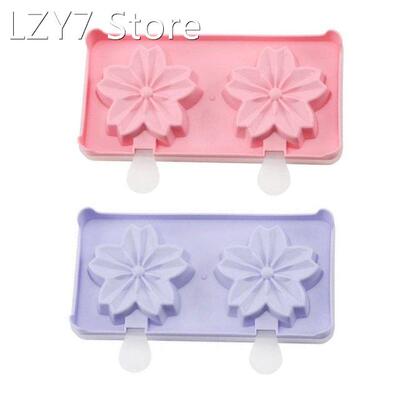 Shaped 2 Cavities Molds Ice Cube Tray Easy Release Ice Conta