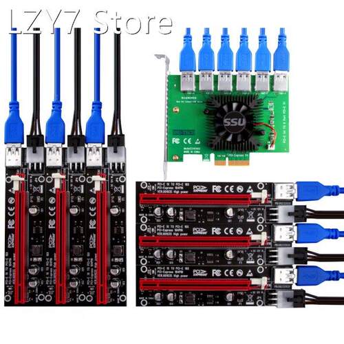 PCI-E 4X to USB3.0 PC Expansion Card Desktop Computer Expans