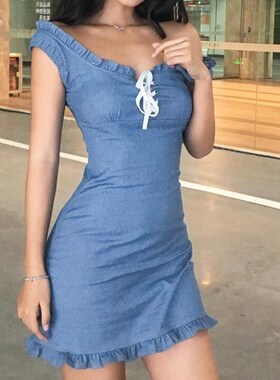 The new spring collar bla fungus bag hip belt dress with s