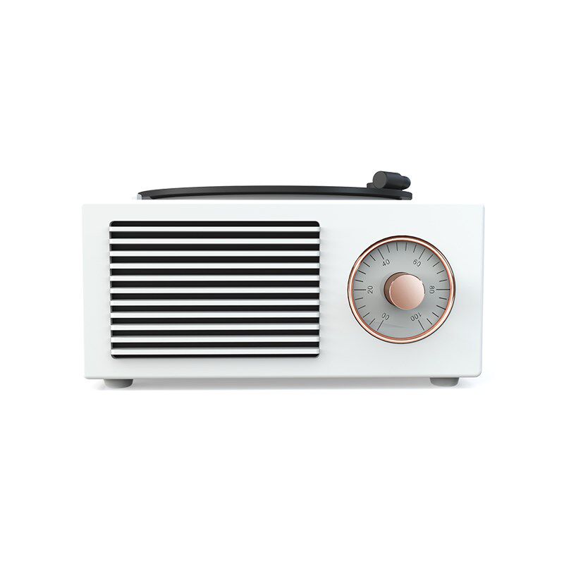 New Vintage Bluetooth Speaker with Vinyl Disc Rotates 1000M