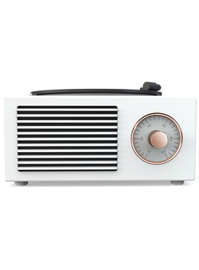 New Vintage Bluetooth Speaker with Vinyl Disc Rotates 1000M