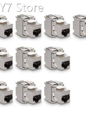 Network Cat6A Toolless Keystone Jack Module Full Shielded RJ