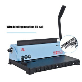 34 Square hole Wire binding machine TD-130 Small machine Big
