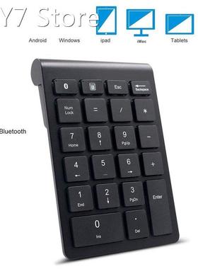 2.4G/Bluetooth 3.0 Number Pad Wireless 22 Keys Multi-Functio
