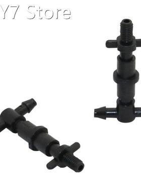 Drip irrigation Tee connector with 4mm Barb, 6mm thread Gree
