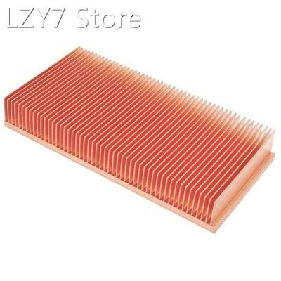 Pure Copper Heatsink 100X50X15mm Skiving Fin Heat Sink Radia