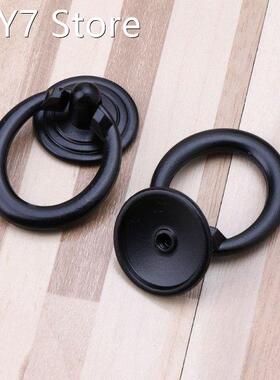 2Pcs Furniture Handle Black Kitchen Cabinets Pull Handle Kno