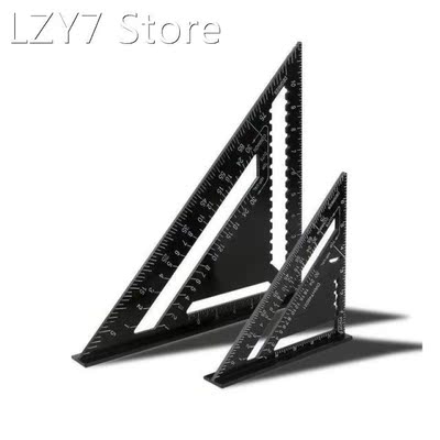 7 Inch Triangle Ruler Woodworking Tool Measuring Ruler Angle