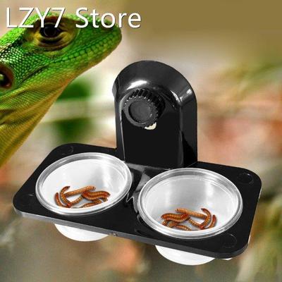 1pcs ABS Reptile Tank Food Water Feeding Bowl Insect Spider