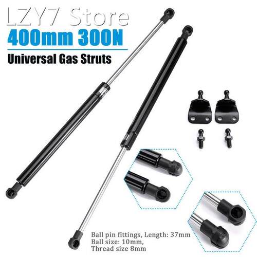 2X Universal 400mm 300N Car Struts Front Cover Bonnet Hood R