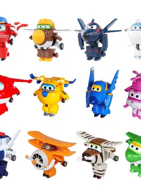 13 Style Mini Super Wings Deformation Mini JET ABS Robot Toy
