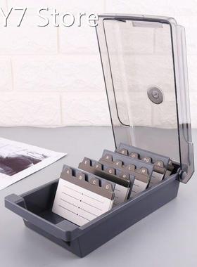1 Pc Large Capacity Splitter Index Tabs Business Card Holder