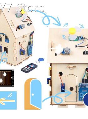 Wooden House Intelligent Home Starter Kit Electronics Home A