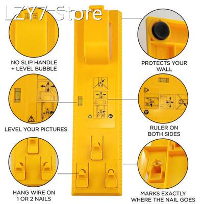 ABS Photo Frame Ruler Spirit Level Angle Gauge Finder Pictur