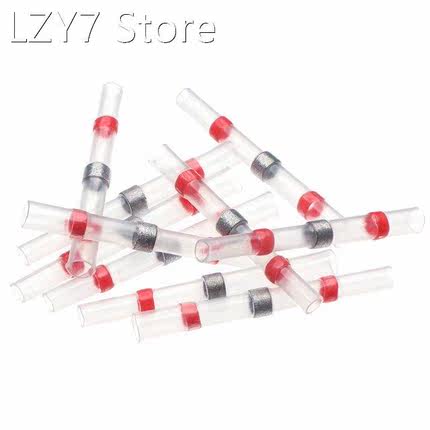 20Pcs Solder Seal Wire Connectors Heat Shrink Butt Connector