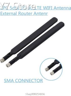 2PCS 5dBi High Gain WiFi Antenna SMA Male 4G LTE Wireless Ro