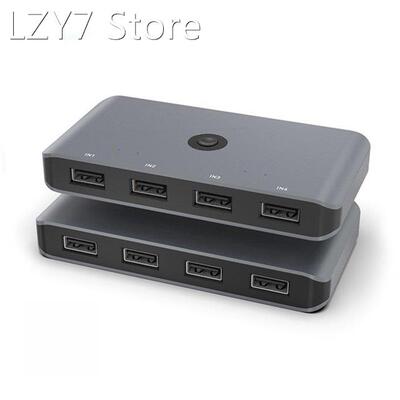 4 Port Sharing 4 Devices KVM Switch Splitter USB 3.0 2.0 Swi