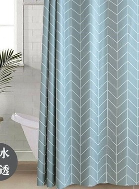 bath shower curtain with thick opaque curtain shading