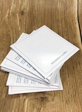 100pcs Silver polish cloth Jewelry Polishing Silver Burnishi