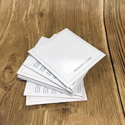100pcs Silver polish cloth Jewelry Polishing Silver Burnishi