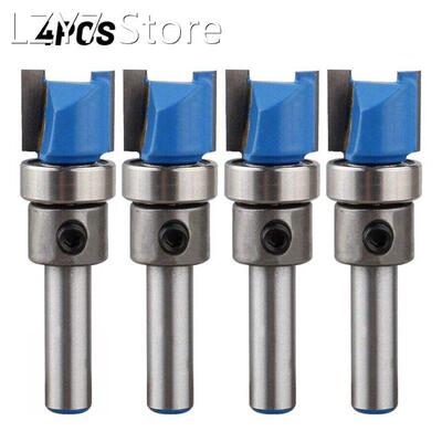 4Pcs 6mm Shank Mortise Template Flush Trim Router Bit 1/2 W