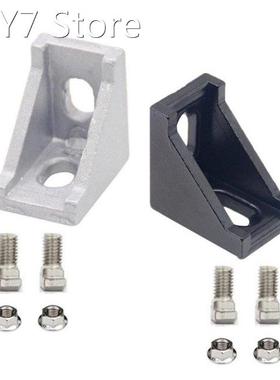 20sets 2028 3030 Aluminum Profile Connector, 1set: 1pc Corne