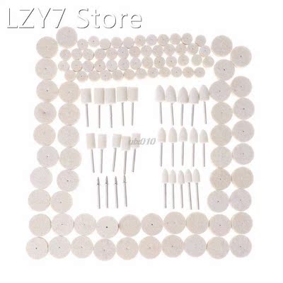 129 Pcs Wool Felt Polishing Pad & Polishing Wheel Point