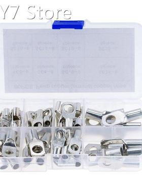 60PCS Silvery SC Bare Terminals Lug Tinned Tube Ring Seal Ba