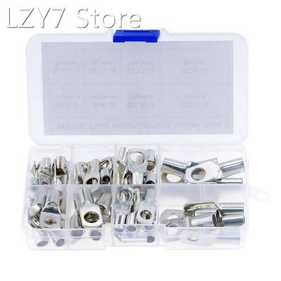 60PCS Silvery SC Bare Terminals Lug Tinned Tube Ring Seal Ba