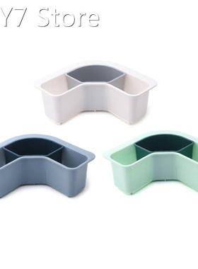 Fruit Vegetable Drainer Basket Storage Rack Sponge Holder Or