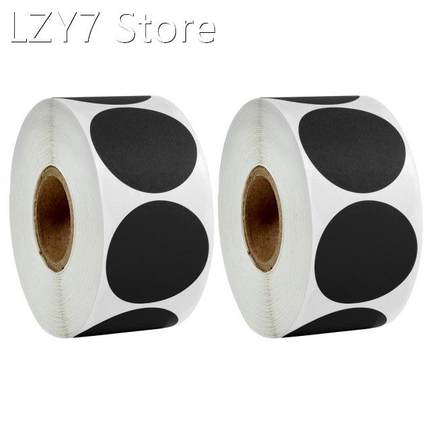 500Pcs/Roll Chroma Label Color Code Dot Labels Stickers 1 In