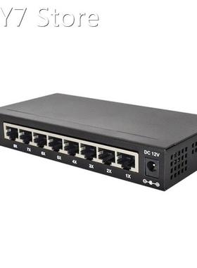 Ethernet Splitter 8-Port Gigabit Heat Dissipation Iron Shell