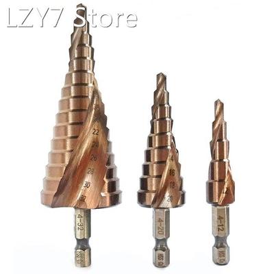 4-12mm 4-20mm 4-32mm M35 Cobalt Step Drill Bit Set Tapered H