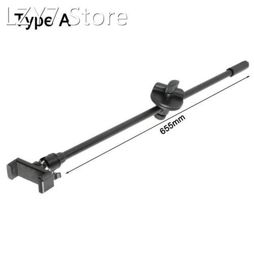 Microphone Crossbar Stand Cradle Head Mount Phone Clip Tripo