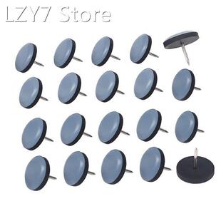 20Pcs 25mm Chair Gliders Furniture Sliders PTFE Easy Moving