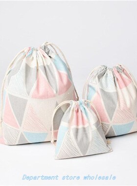3Pcs/Set Travel Organizer  Canvas Drawstring  Girls Makeup P