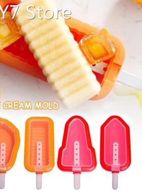 4pcs Silicone Popsicles Molds Reusable Easy Release Cake Pop