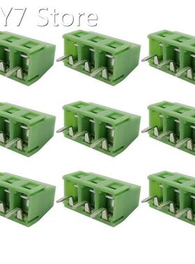 10Pcs KF127-5.0-3P Pitch 5.0mm 3 Pin PCB Screw Terminal Bloc