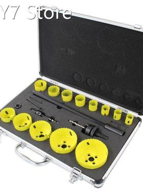 16pc/Set Bimetal Metal Hole Opener Concrete Hollow Core Dril