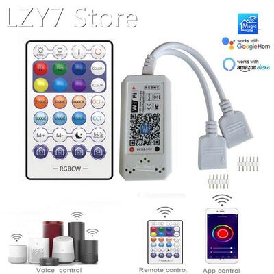 DC12V-24V Smart Led WiFi Controller RGBWC RGBCCT 28key RF R