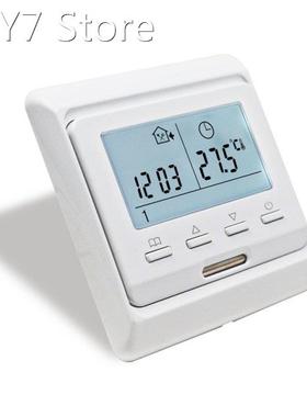 16A 230V LCD Programmable Warm Floor Heating Room Thermostat