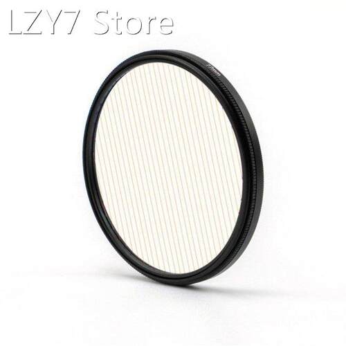 Rainbow BLUE Streaks Effect Filter 77/82mm Circular lens Fla